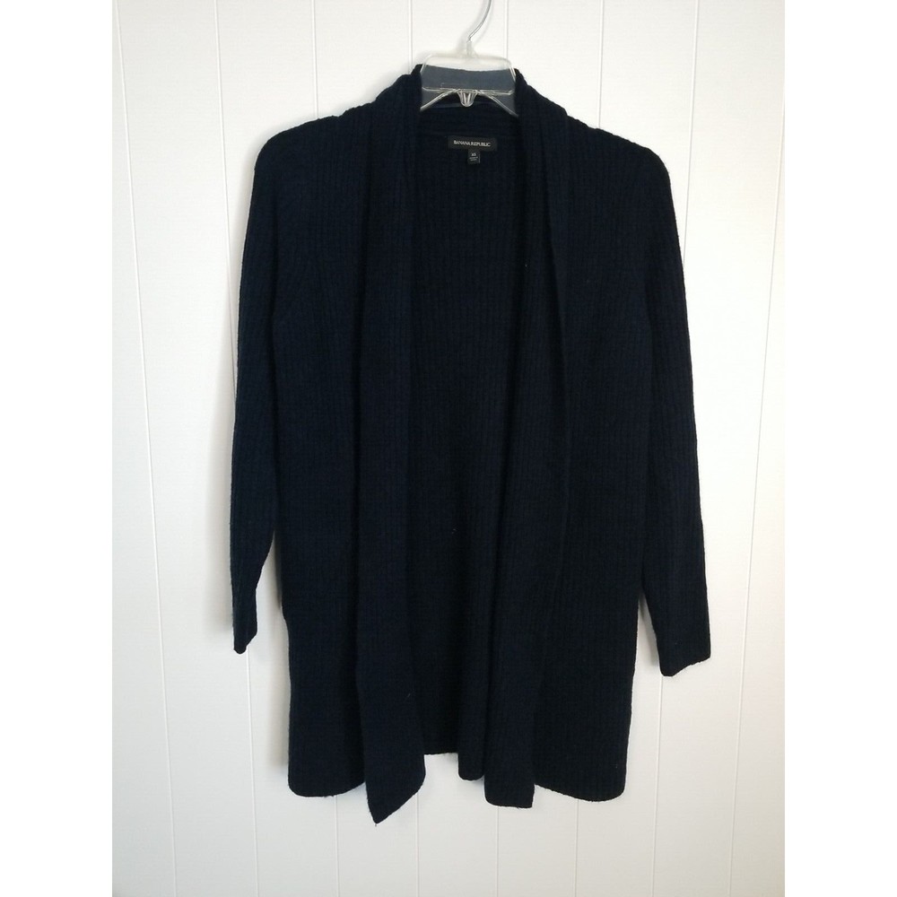 Banana Republic Sweater Cardigan Womens Size XS Navy